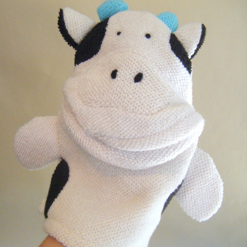Cow Hand Puppet